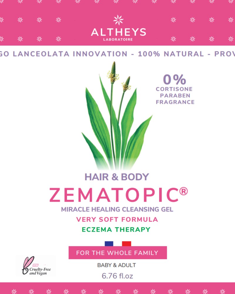 Shower gel for Eczema, Psoriasis & Dermatitis 100 natural without